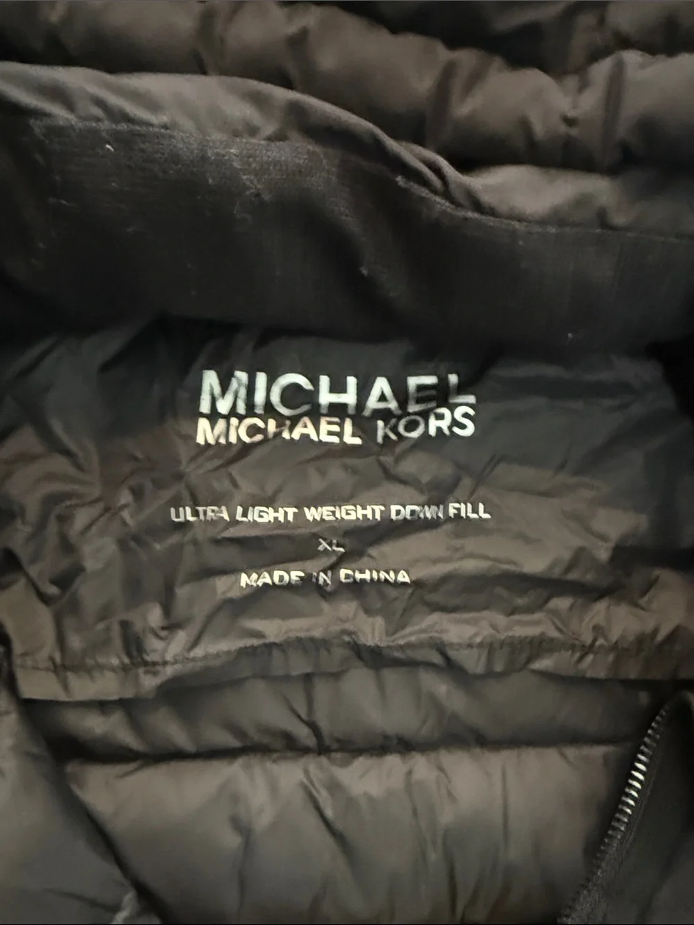 Women’s Black Hooded Quilted Coat